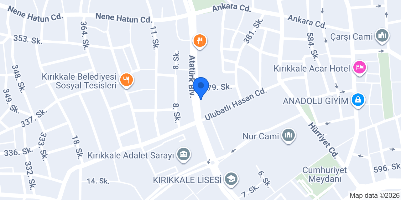 KIRIKKALE EMLAK konumu