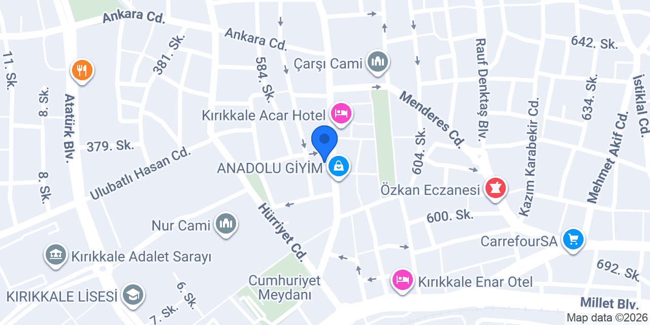 Civil - Kırıkkale Merkez konumu