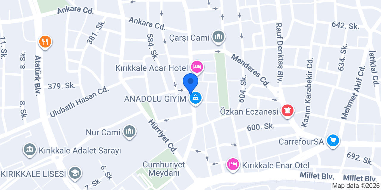 Uslu Eczanesi konumu