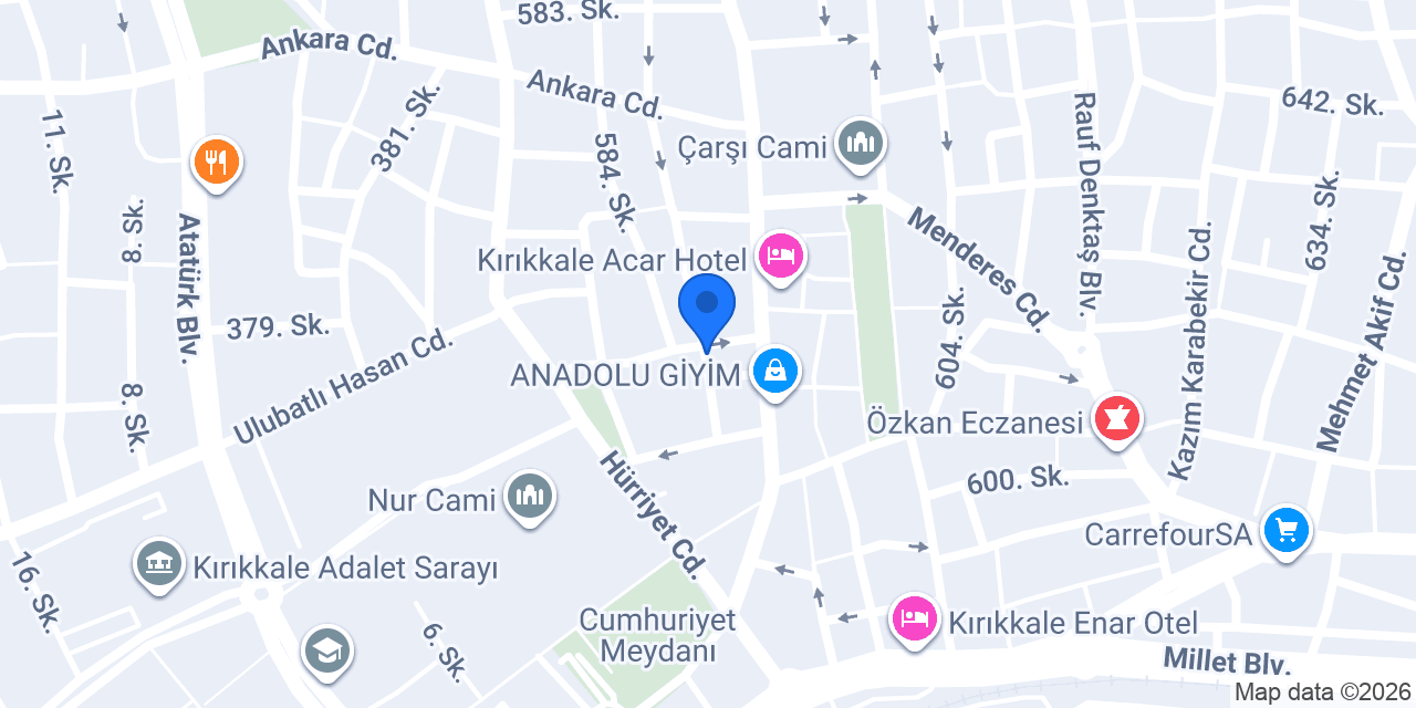 Bahadır GSM Elektronik konumu