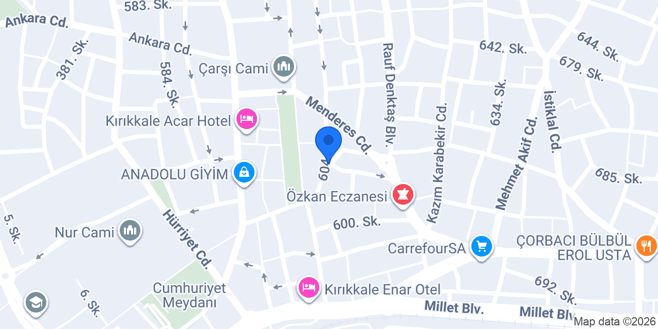 Yaman Elektrik konumu
