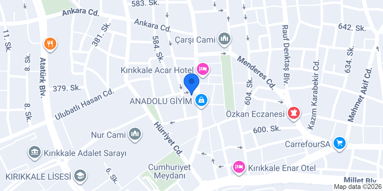 Av. Sema Karayel Düz konumu