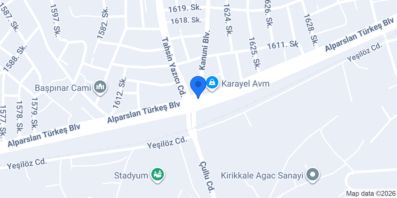 Pınar Taksi konumu