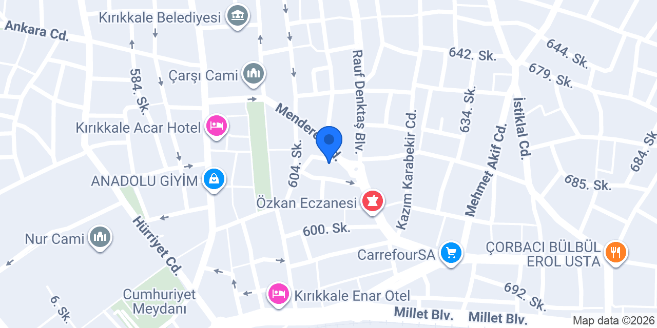 Yeni Divan Mobilya konumu