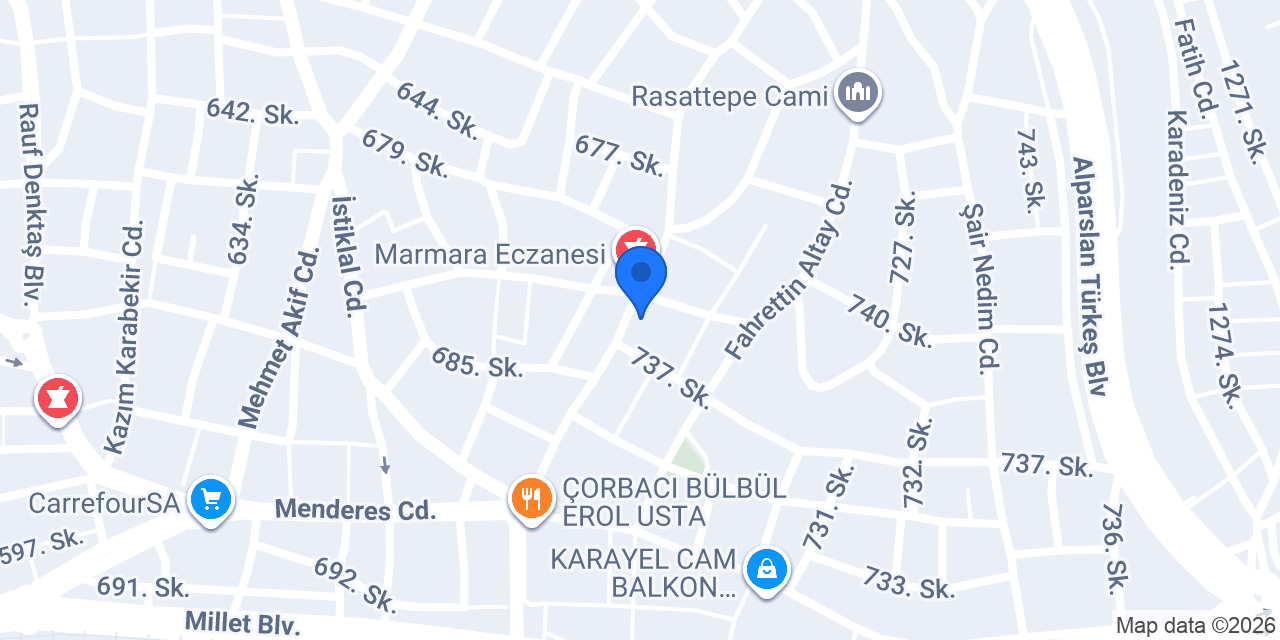Badem pınarı konumu