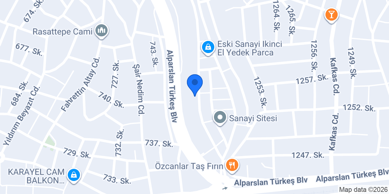 Gülçimen Ticaret konumu