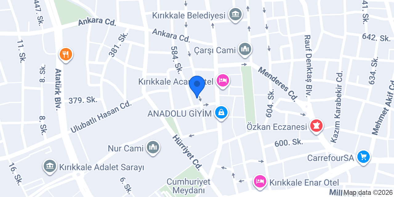 Gelincik Çiçekçilik konumu