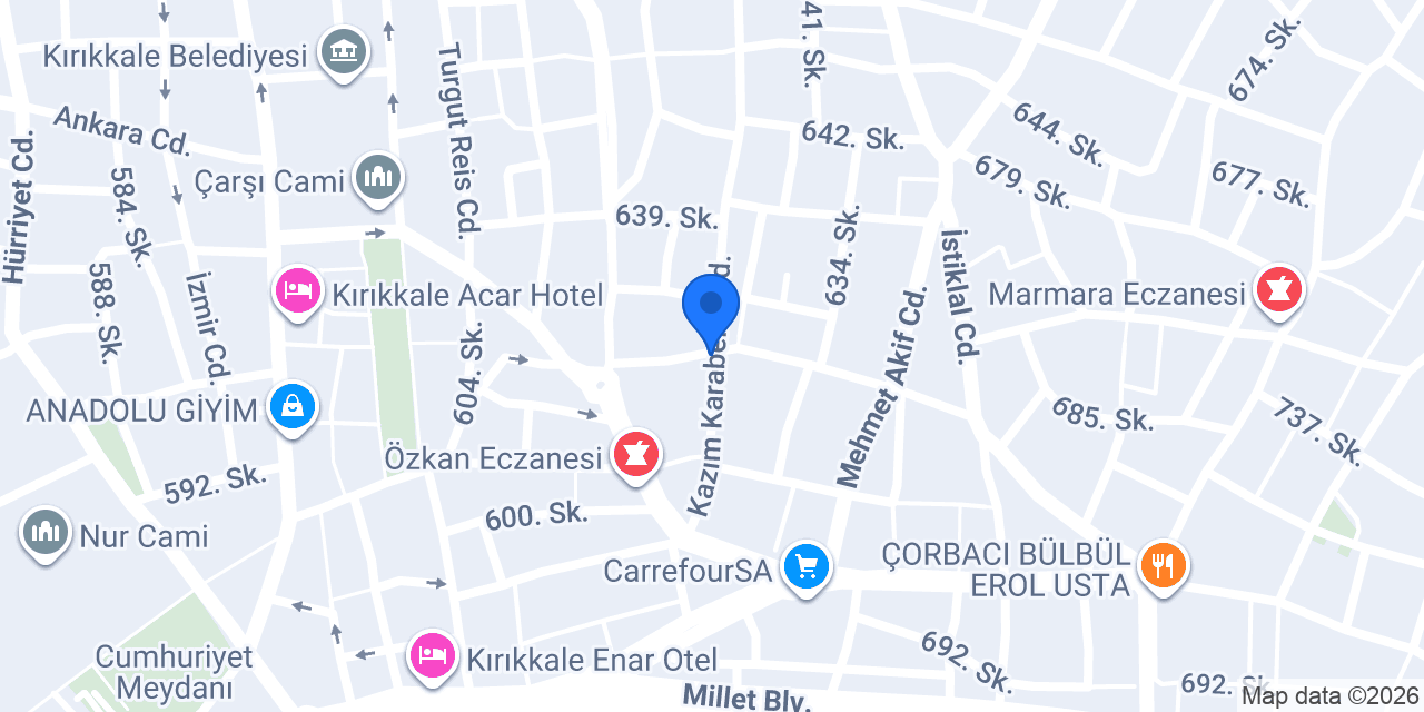Martı Güven Taksi konumu