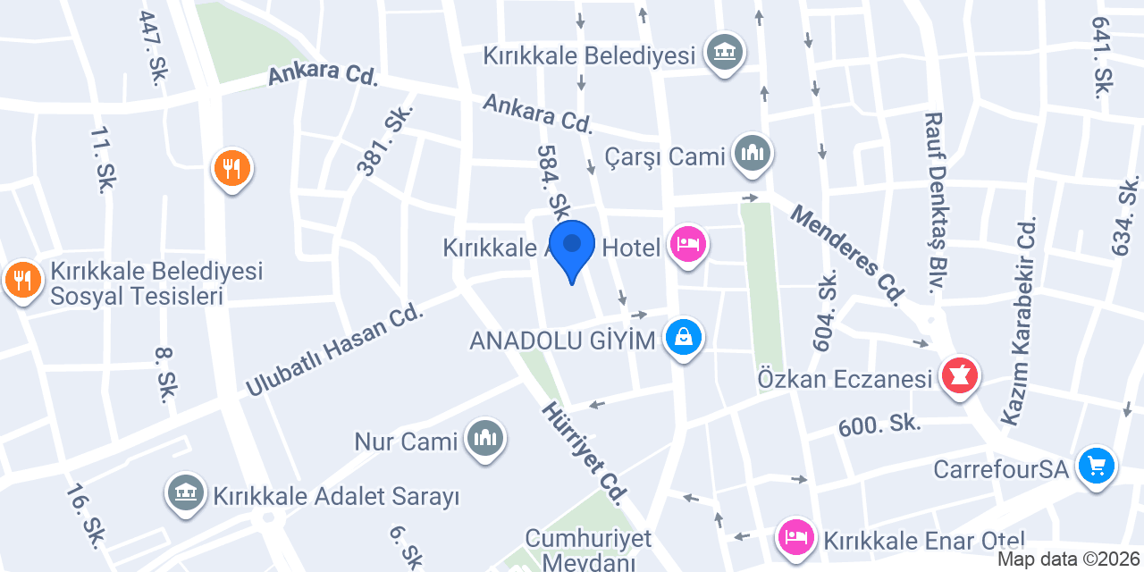 Elit Çiçekcilik konumu