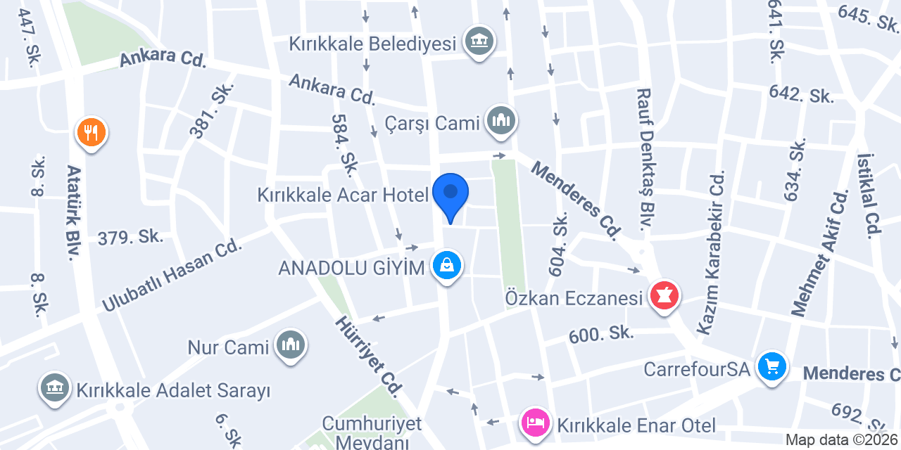Avukat Berat ŞAHİN konumu