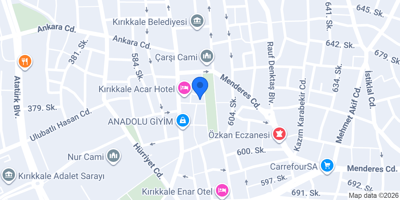 İsa Optik konumu