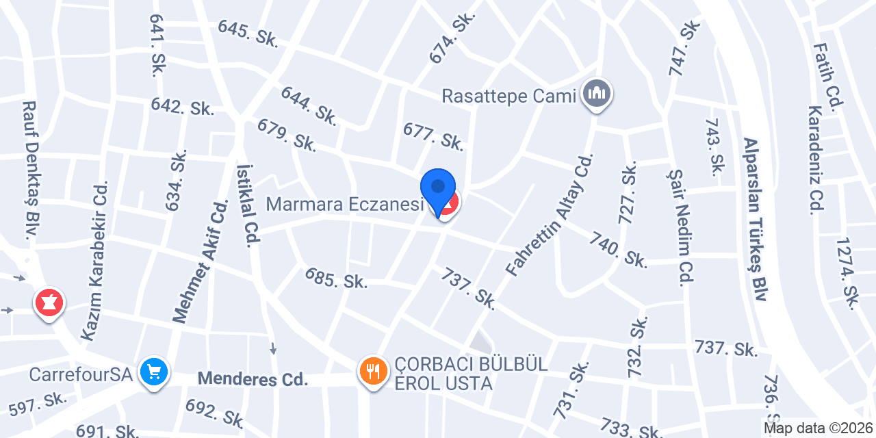 Marmara Eczanesi konumu
