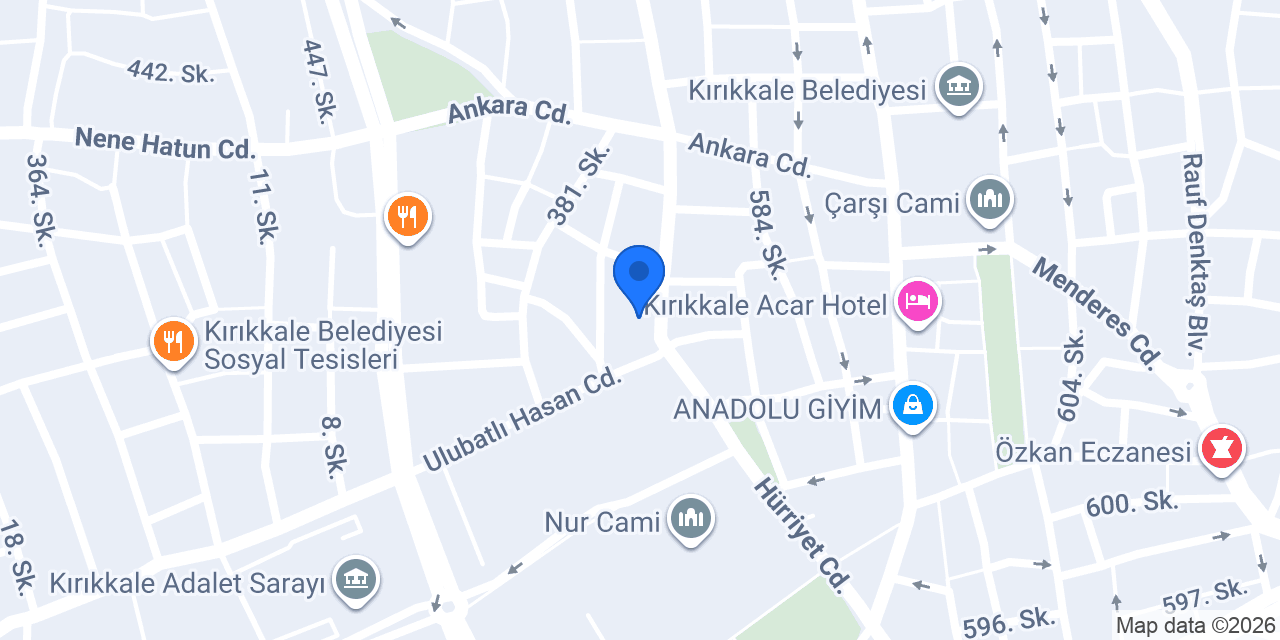 Papatya Çiçek Evi konumu