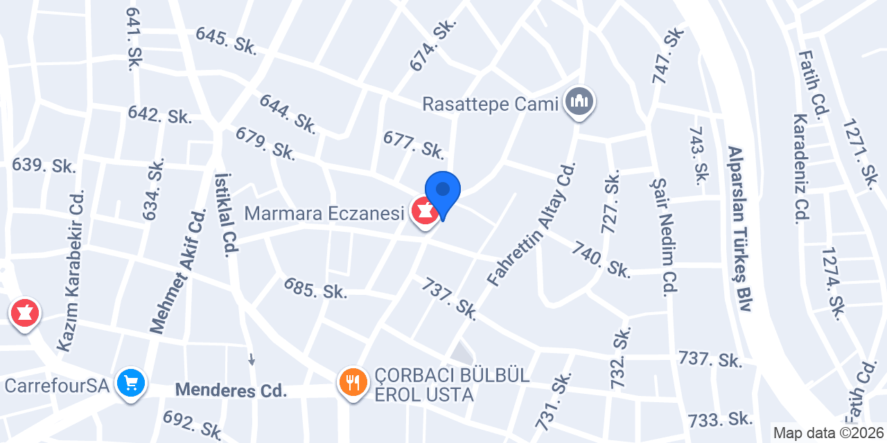 PINAR SU konumu