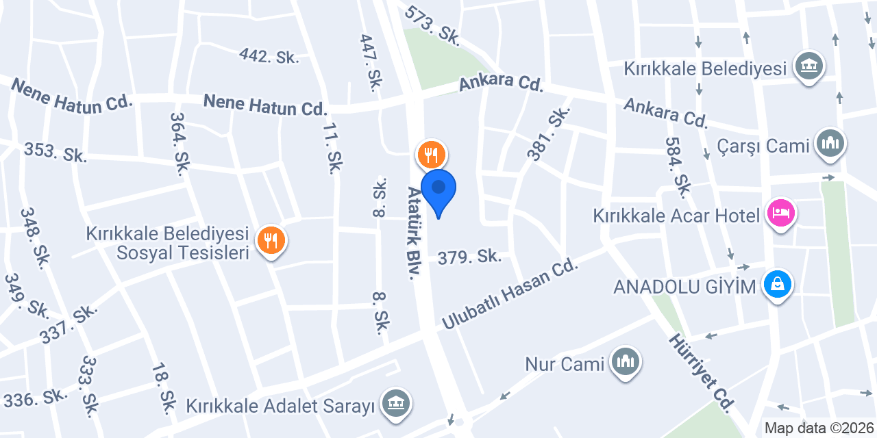 Özsüt Kırıkkale konumu