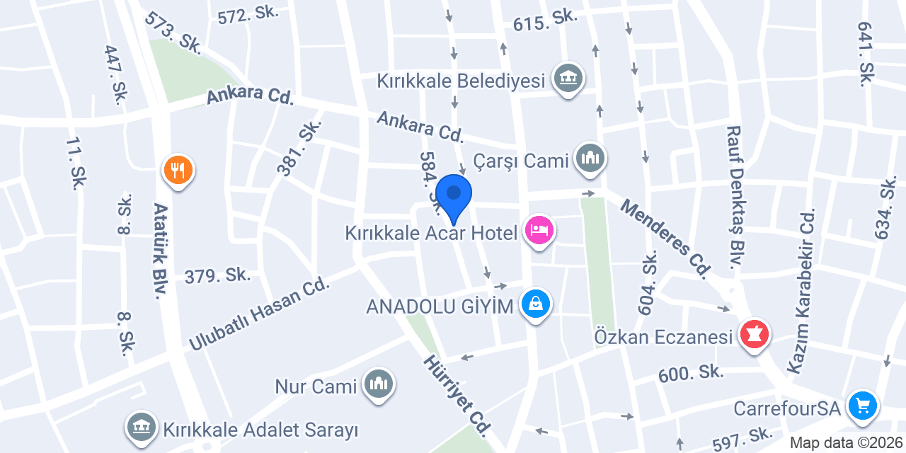 Bayan Kuaförü Yalçın ÇAĞLAYAN konumu