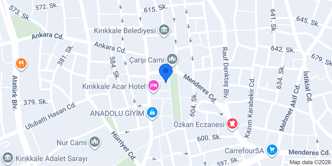Akalan Tekstil konumu