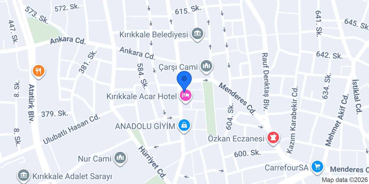 Helvacı Ali Kırıkkale konumu