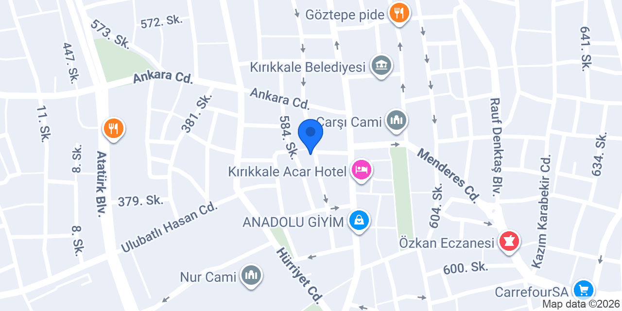 Turan Ali Bayan Kuaföru konumu