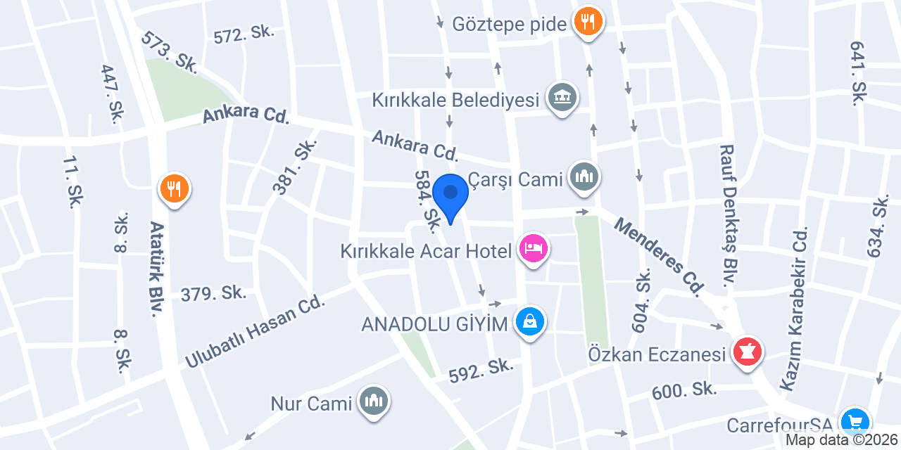 Millennium Bayan Kuaförü konumu