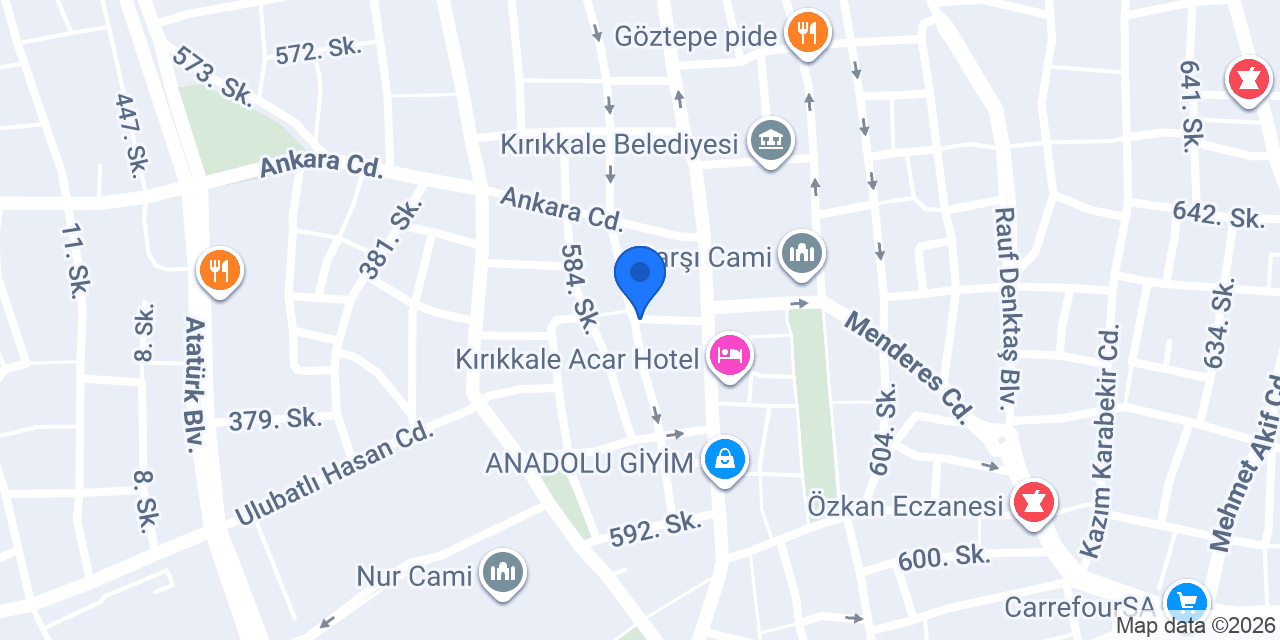 Yıldız Moda konumu