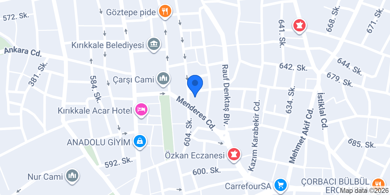 Çiçek Taksi konumu