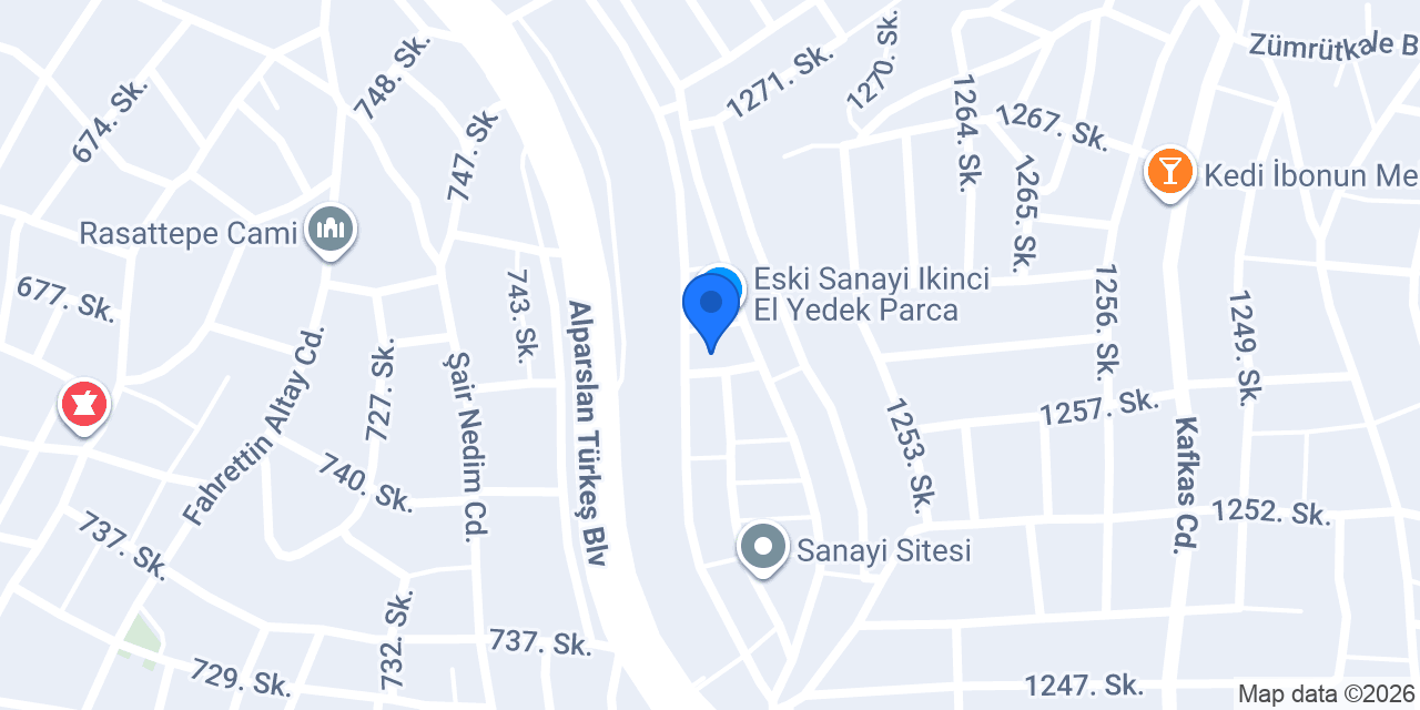 Kırıkkale egsoz konumu