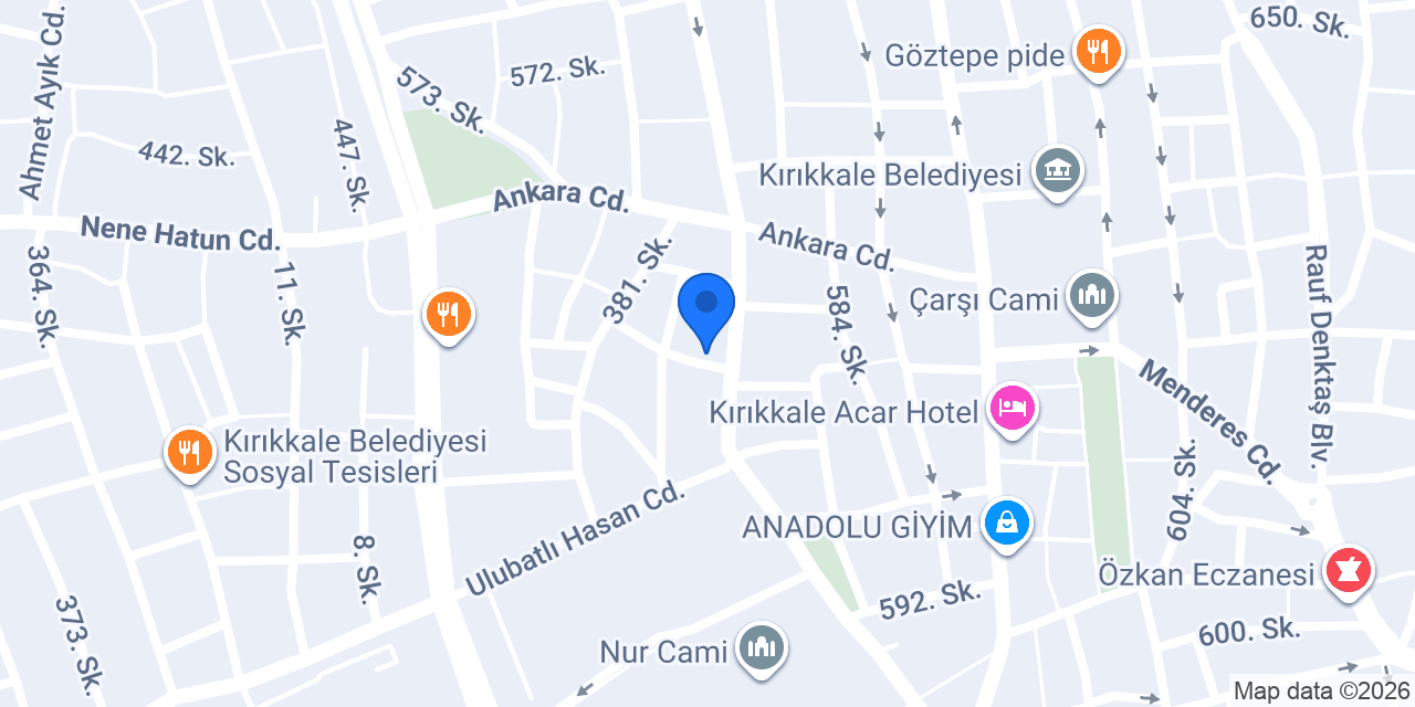 Efe Kitap Evi konumu