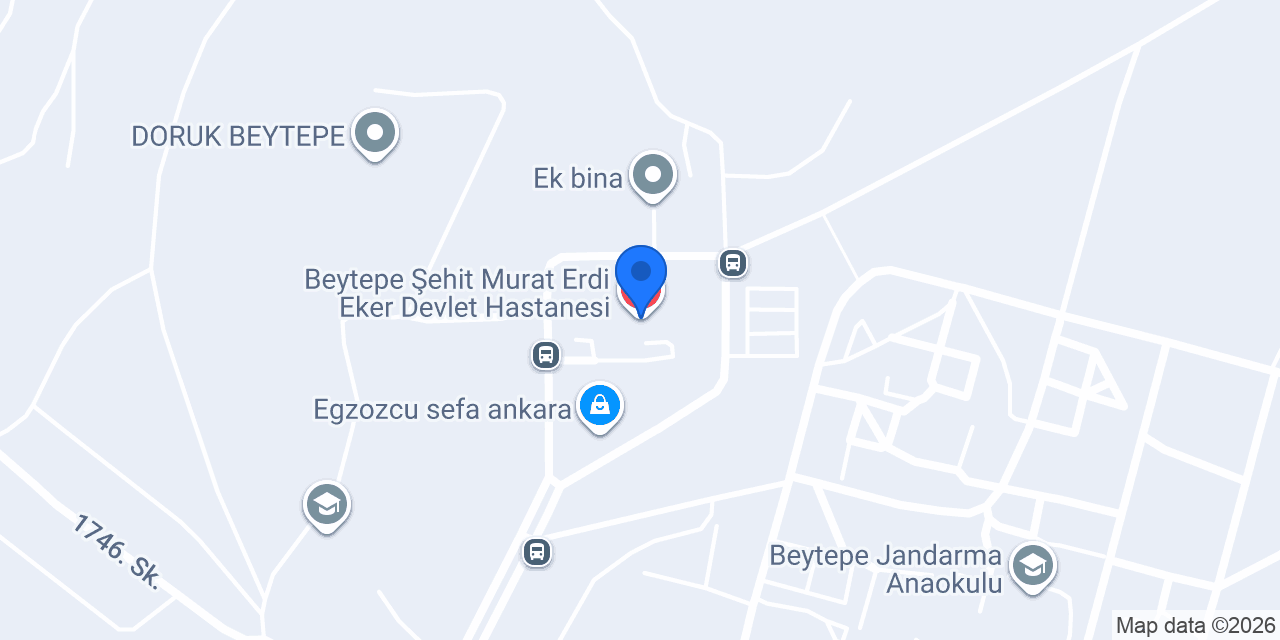 Beytepe Şehit Murat Erdi Eker Devlet Hastanesi konumu