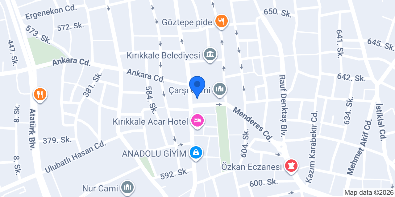 Görsel Etkiler Tasarım Ajansı konumu
