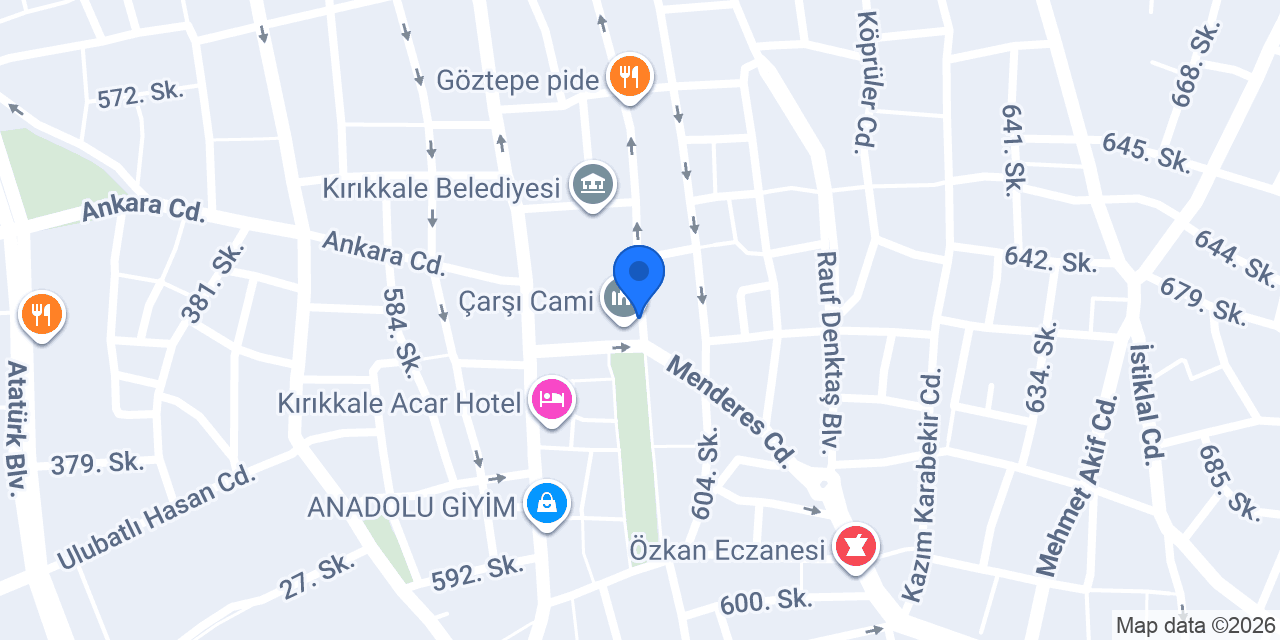 ÇAĞLAR GİYİM konumu