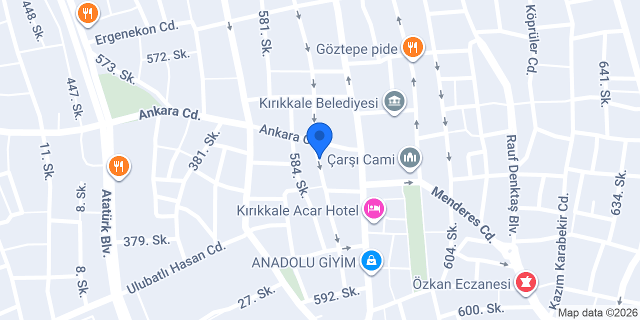 Orkide Çiçekçilik, Kırıkkale Çiçek konumu