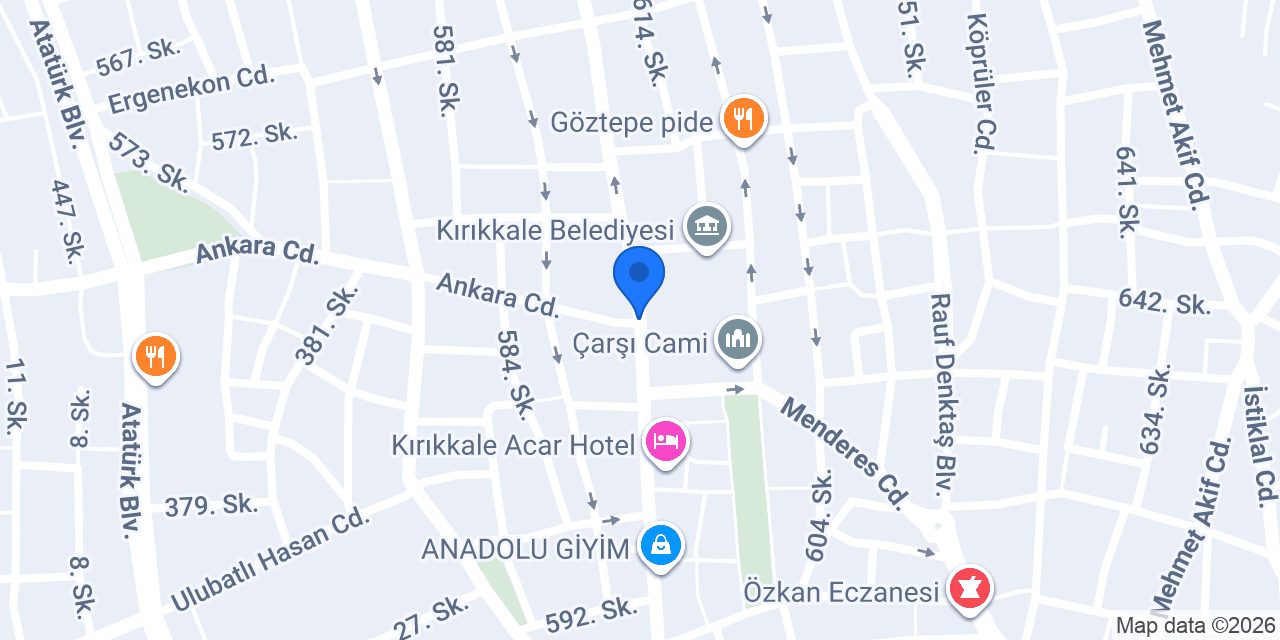 Bilgi Kale Computer konumu