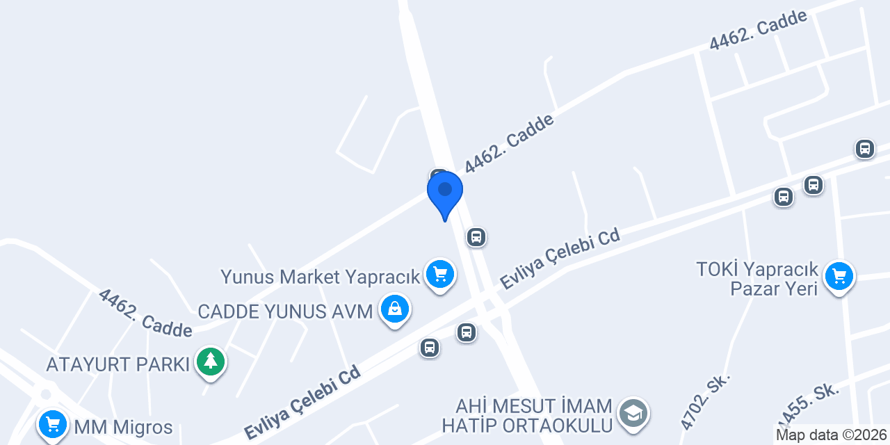 Yapracık Alaturka konumu