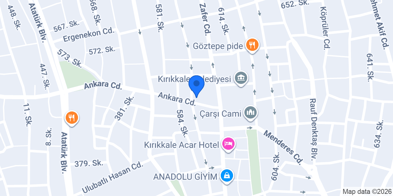 Saye Danışmanlık Merkezi konumu