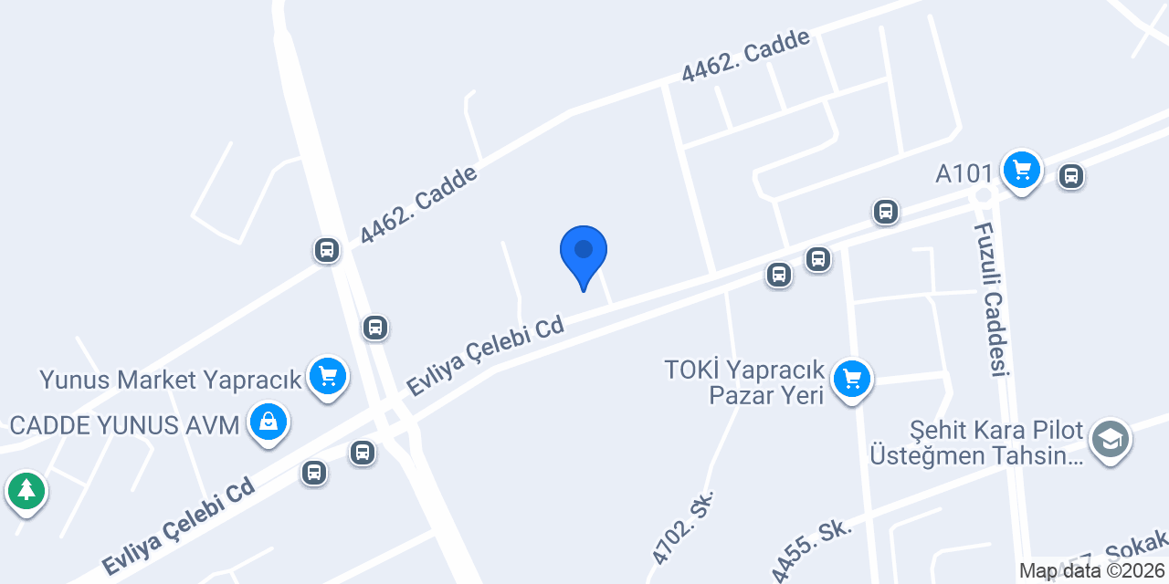 111 Emlak Yapracık konumu