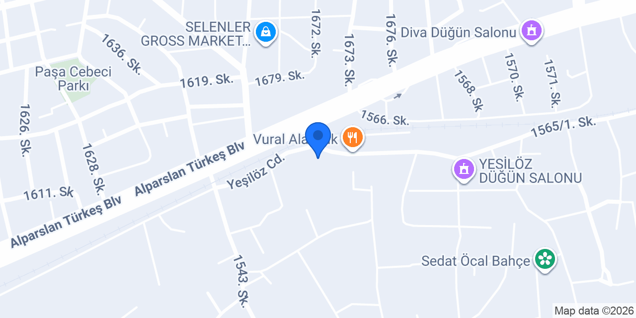 Akbulut Canlı Alabalık konumu