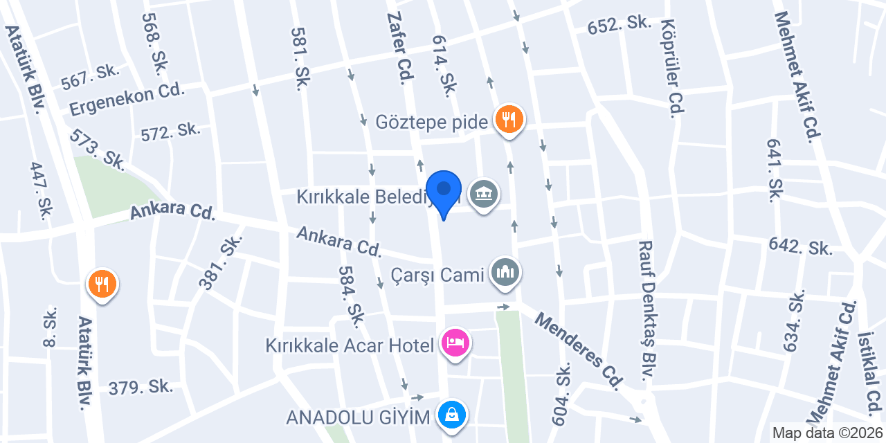 İşler Pastanesi konumu