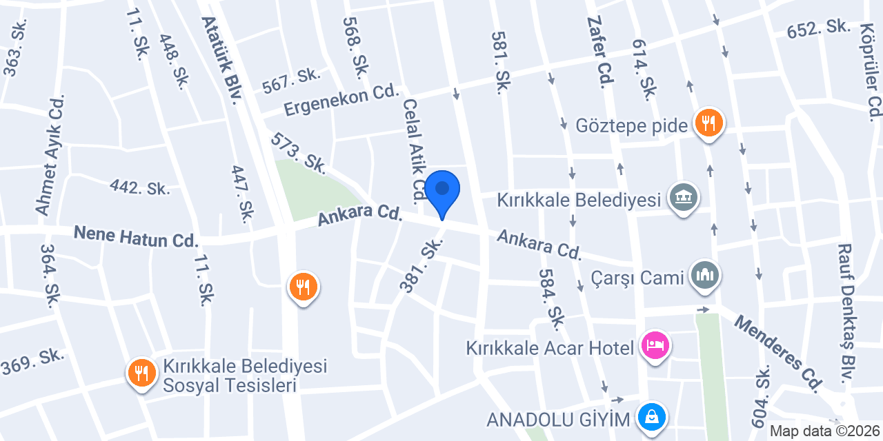 MODA PERDE konumu