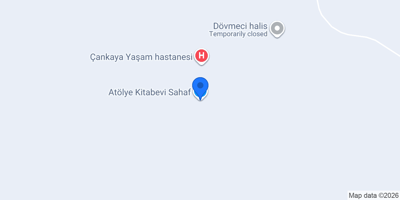 Atölye Kitabevi Sahaf konumu