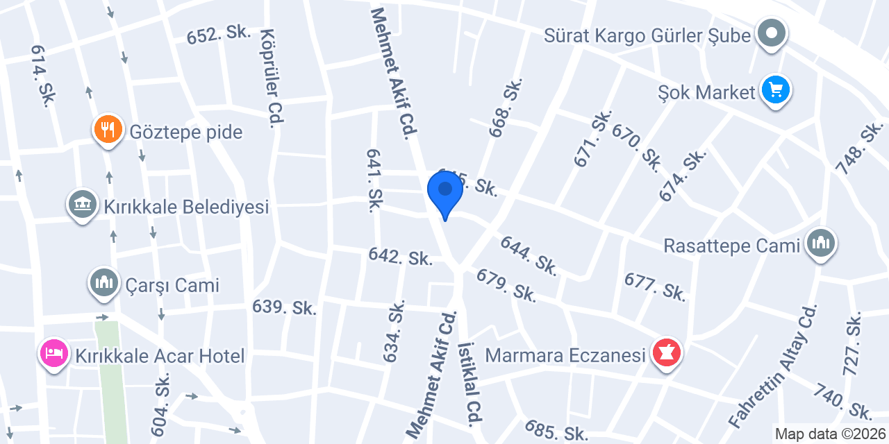 Yanardağ Eczanesi konumu