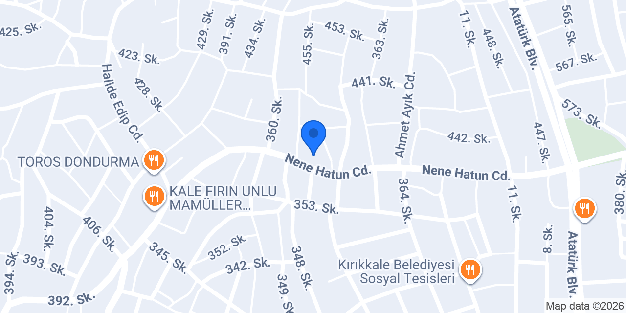 ÖZEL SELÇUKLU KOLEJİ KIRIKKALE konumu