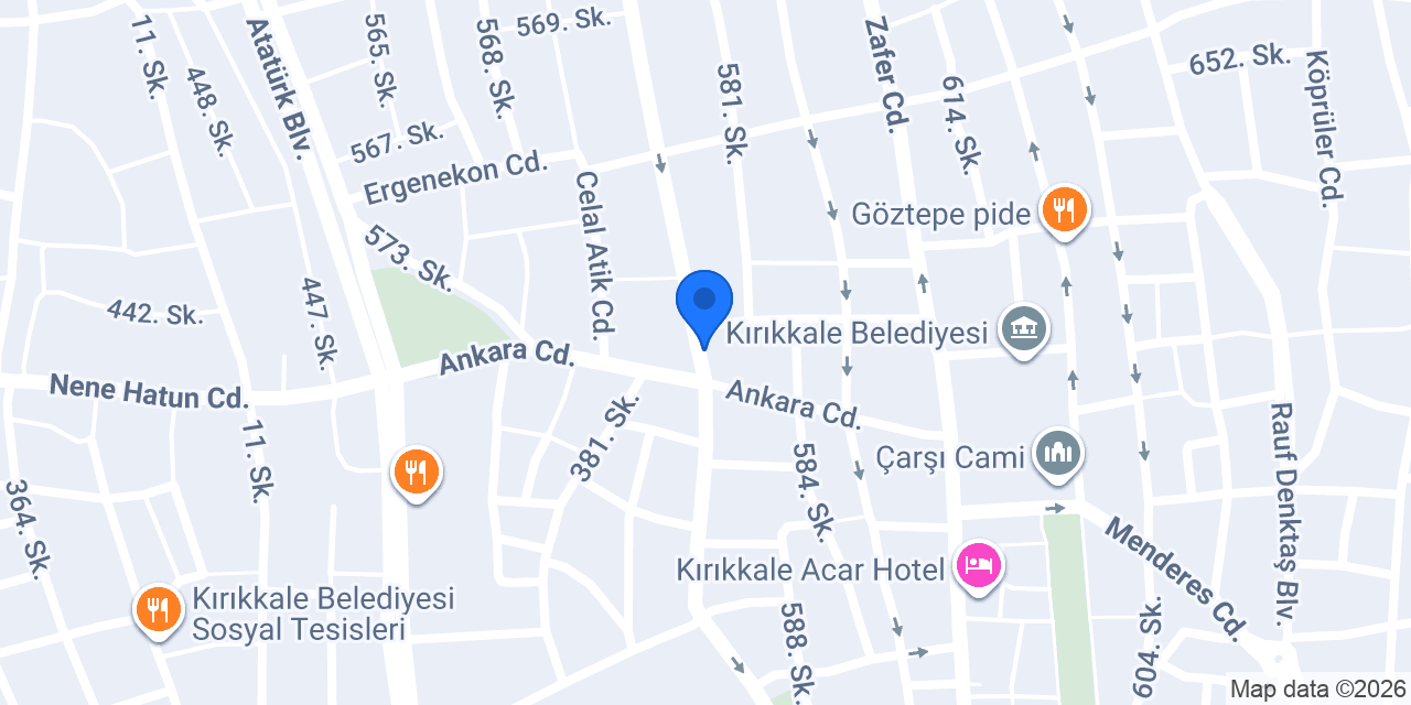 KALE MEDİKAL KIRIKKALE konumu
