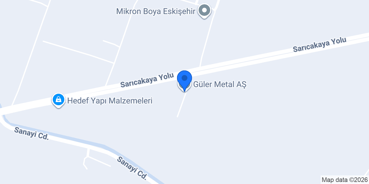 Güler Metal AŞ. konumu