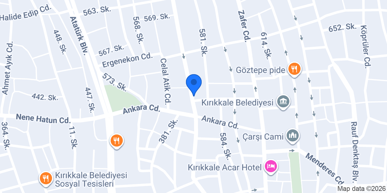 MEHMET ŞANSAL ERKEK KUAFÖRÜ konumu