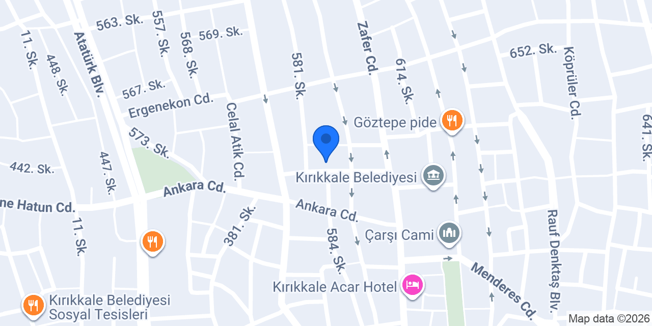 AHENK KAE SAĞLIK DANIŞMANLIK konumu