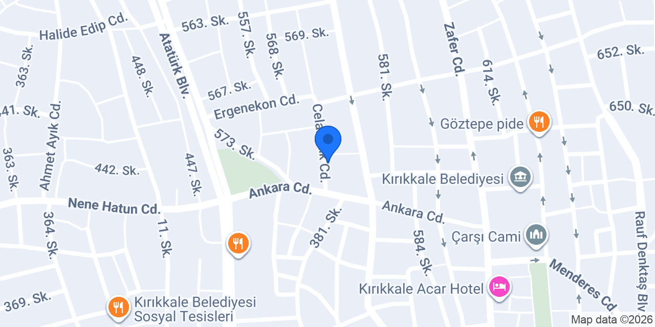 Mevlana Pide Kebap konumu