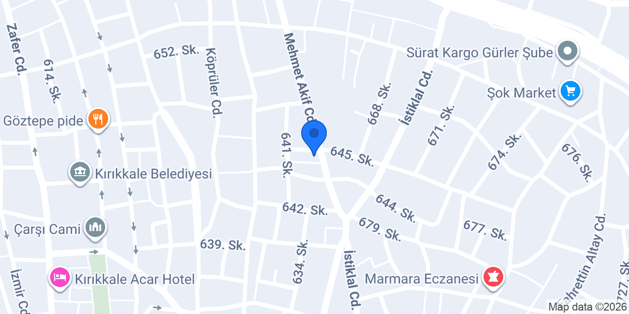 Utku Eczanesi konumu