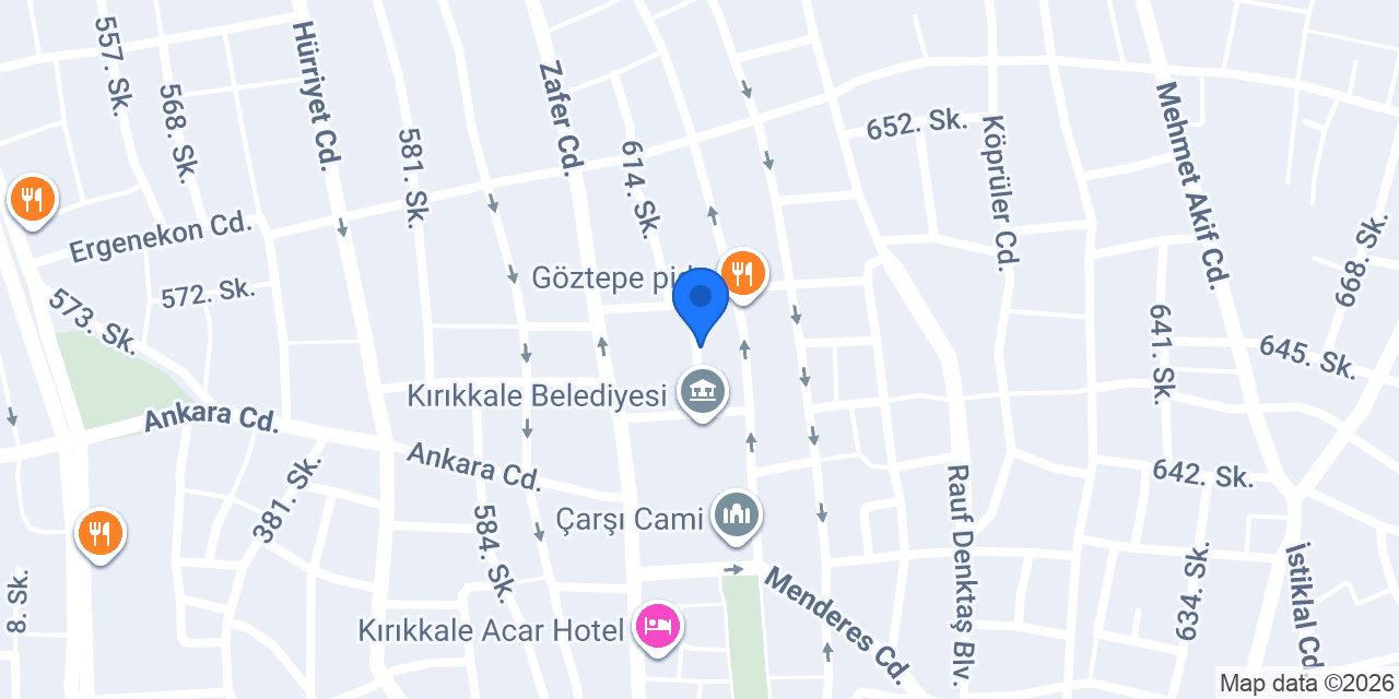 Kırşehir Köftecisi konumu