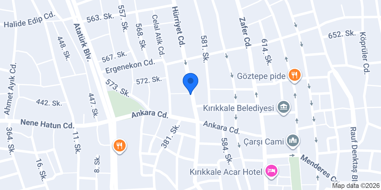 Avukat Erol Çakır konumu